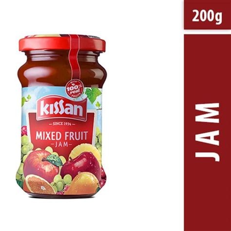kissan mixed fruit jam 200 g bottle vizag grocery store