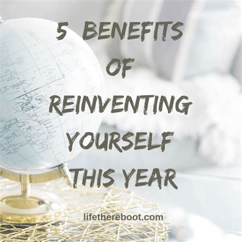 5 Key Benefits Of Reinventing Yourself Reinvent Benefit Place Card