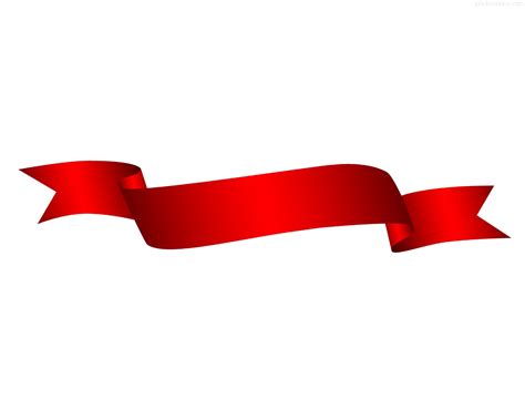 Red Ribbon Png Transparent Picture Png Mart