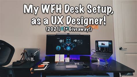 My Wfh Office Desk Setup 2021 As A Ux Designer Youtube