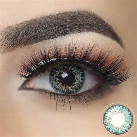 Tone Turquoise Colored Contact Lenses