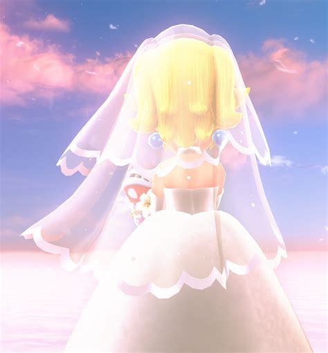 Another Look At Peachs Wedding Dress In Super Mario Odyssey Nintendo