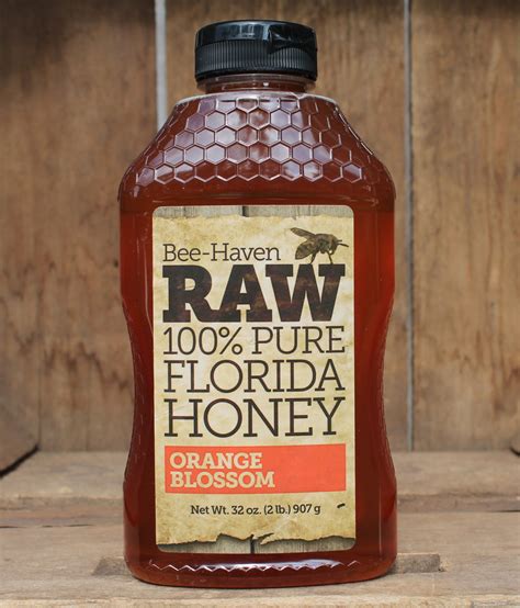 Orange Blossom 2 Pound Bottle Bee Haven Honey Farm Inc