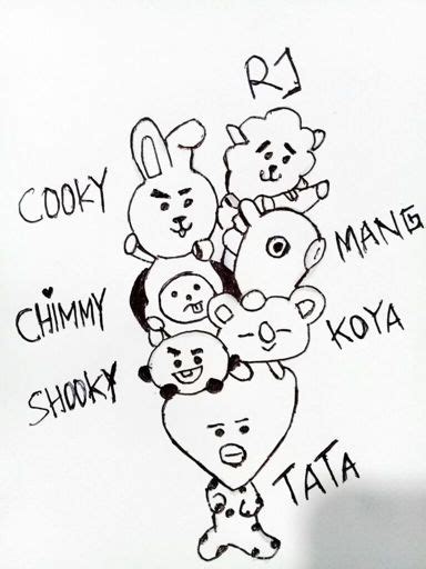 Hailing from planet bt, prince tata dreams to spread love across the galaxy. To Draw BT21 | BTS ARMY INDONESIA AMINO Amino