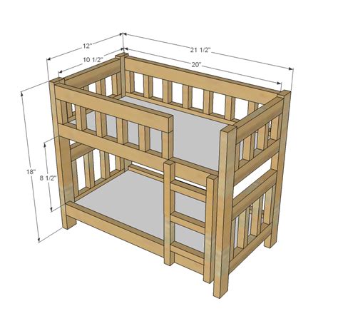 Woodwork Baby Doll Bunk Bed Plans Pdf Plans