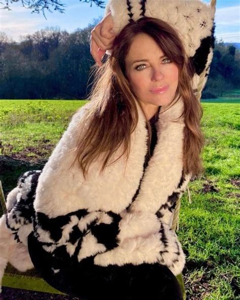 58 Year Old Elizabeth Hurley Credits Ageless Beauty To Years In