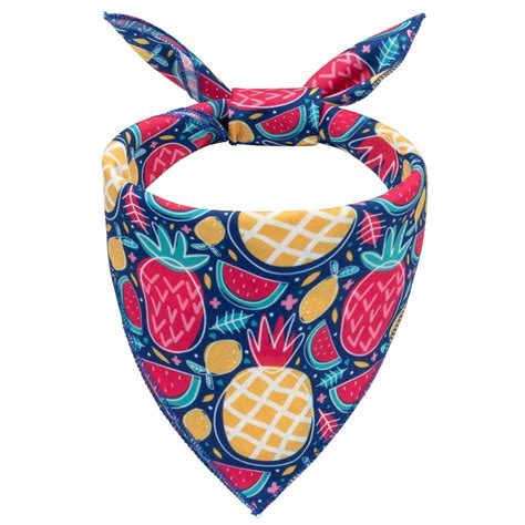 Fruit Fiesta Dog Bandana Affordable 5 Dog Bandanas Canine