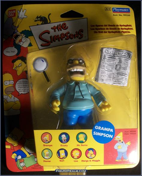 Grampa Simpson Simpsons Uk Exclusives Playmates Action Figure
