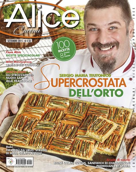 Alice Cucina 2015 09 Settembre Gastronomia Revistas