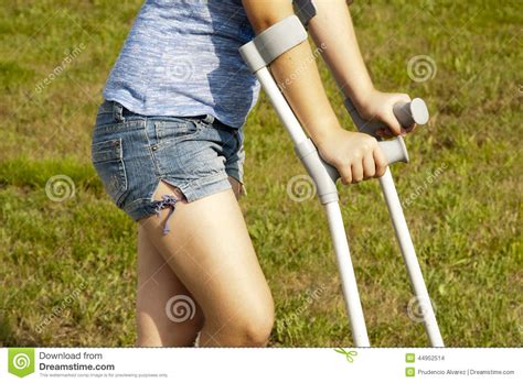 Crutches Stock Photo Image Of Isolated Wound Loss 44952514