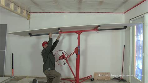 How To Use A Drywall Lift Youtube