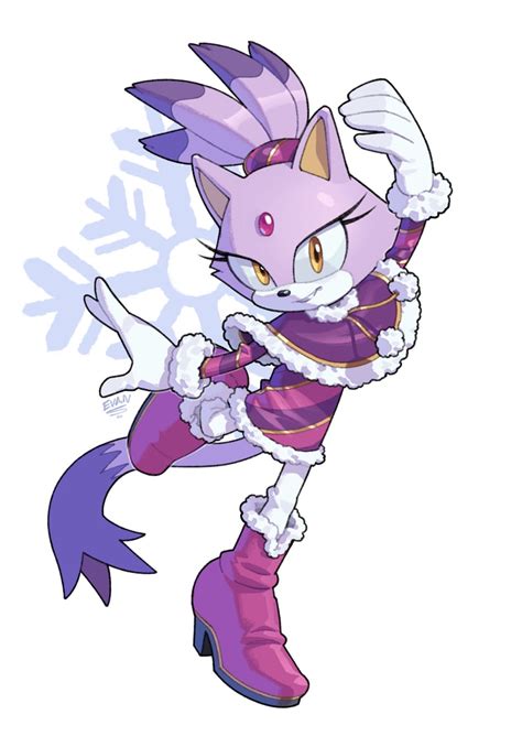 Blaze The Cat Sonic Drawn By Evanstanley Danbooru