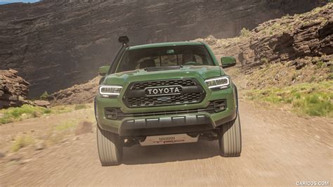 2020 Toyota Tacoma Trd Pro Color Army Green Front Caricos