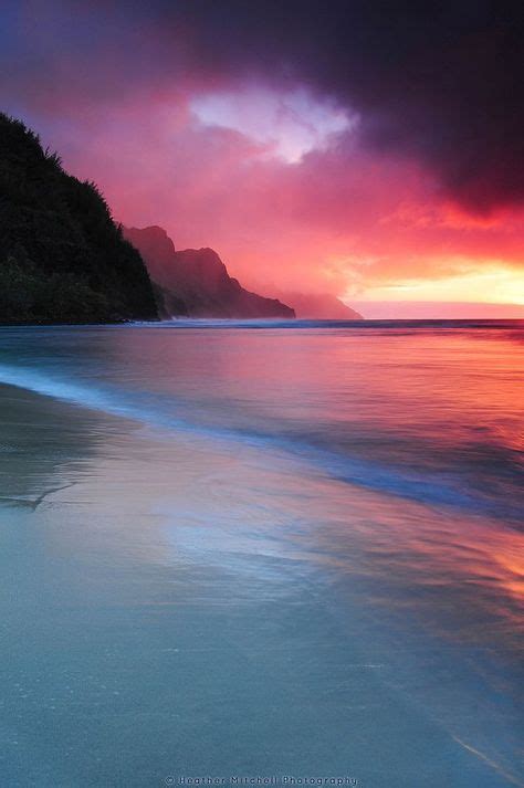 Kauai Sunset Hawaii Waterfalls Love Waterfallslove With Images