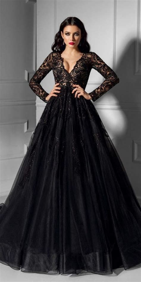 Beautiful Black Wedding Dresses That Will Strike Your Fancy ★