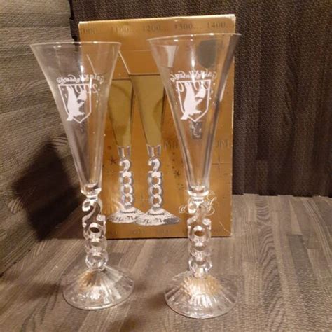 Cristal D Arques Millenium 2000 Champagne Flute Set 24 Lead Crystal W Box Ebay