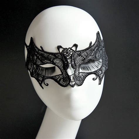 Halloween Black Sexy Lace Mask Women Female Lady Cutout Eye Mask For Masquerade Party Fancy