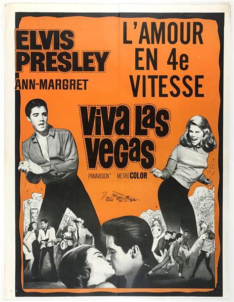 Viva las vegas ('love in las vegas') vintage elvis presley movie film cinema musical poster 1964 alternative title ''love in las vegas' starring elvis presley ann margret, cesare danova, william demarest directed by george sidney written by sally benson. Lot Detail - 1964 Viva Las Vegas French Petite Movie ...