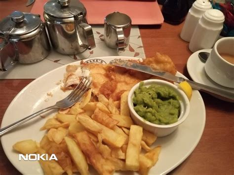 Delicious golden deep fried haddock fish fillet serving with green arugula salad, sliced white onion, tomato and juicy lemon on round plate, rustic blue table background. Haddock Snack - Japanese Bread Crumb Crispy Style Raw ...
