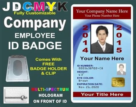 125 Phenomenal Supermarket Employee Id Cards Badges Template Ideas