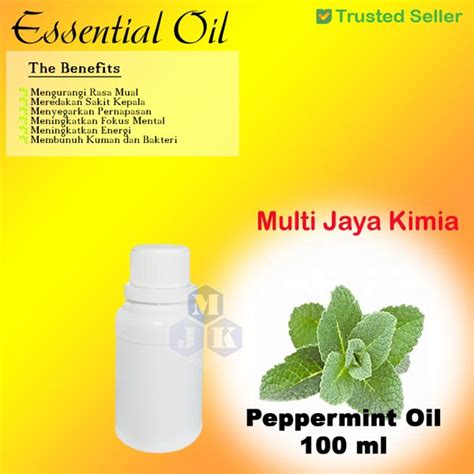 Jual Peppermint Essential Oil Minyak Peppermint Pure Ml Di Lapak