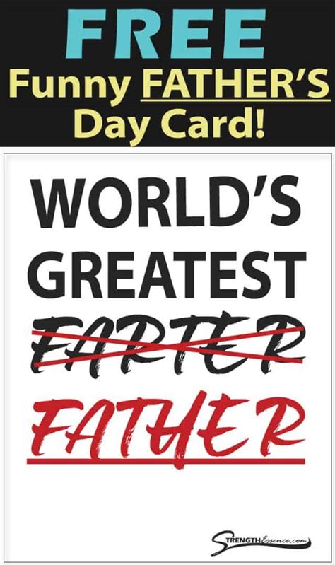 Free Printable Fathers Day Card Funny Online Pdf Download 2023
