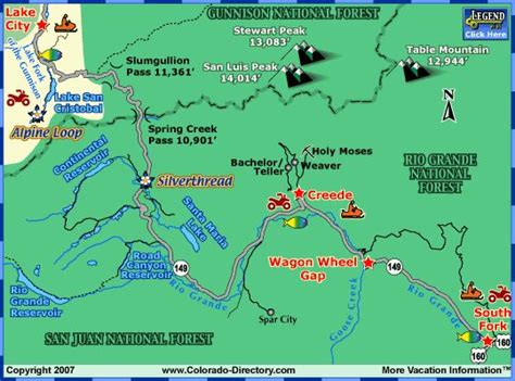 31 South Fork Colorado Map Maps Database Source