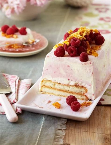 Frozen Raspberry Trifle Terrine Recipe Summer Desserts Desserts Cranberry Dessert