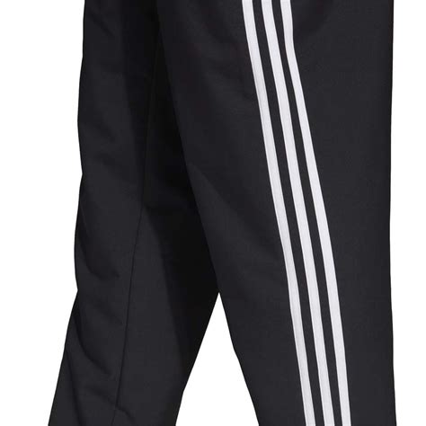 Adidas Essentials 3 Streifen Wind Trainingshose Herren Schwarz Weiß