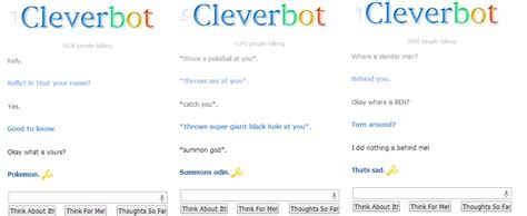 Cleverbot 78 And 9 Pokemon And Creepypasta By 1haku7 On Deviantart