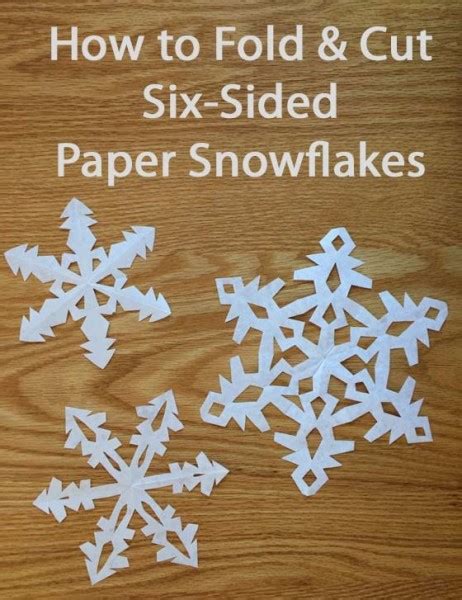 Instructions For Making Paper Snowflakes An Easy Tutorial ~ When