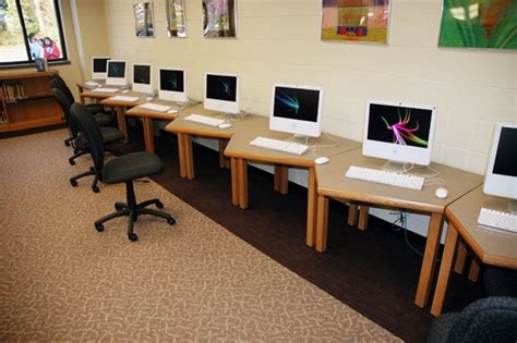 Computer Tables For Technology Lab Russwood Library Furniture