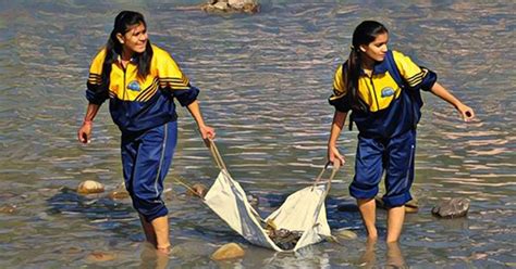 guardians of the ganga trained volunteers on a mission to clean holy river