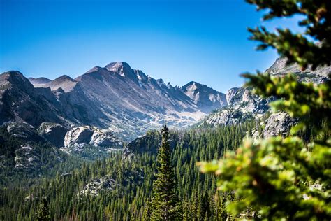 Beautiful Landscape Of Rocky Mountains National Park Colorado Image