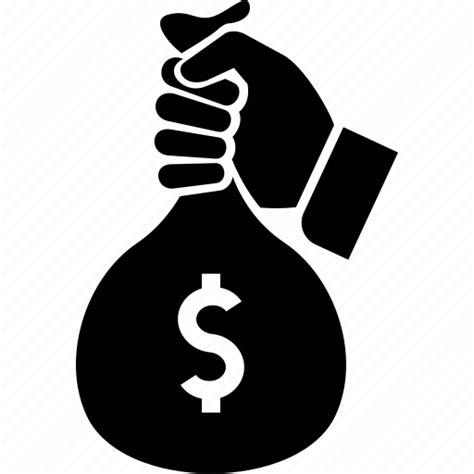 Bag Dollar Hand Hold Money Bag Savings Icon Download On Iconfinder