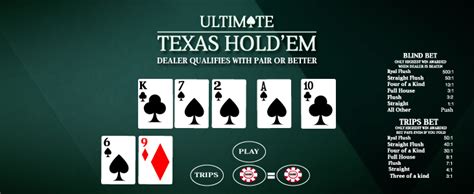 The lowest ultimate texas hold'em minimum bet in las vegas is at jerry's nugget at $2. 10 Things To Know Before Playing Ultimate Texas Hold'Em