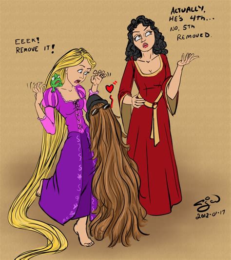 Rapunzel Meets Cousin Itt By Cloudlinercorona On Deviantart