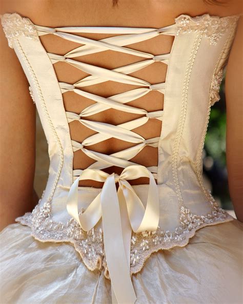 The French Corset Wedding Dress Backs Wedding Dresses Unique Dress