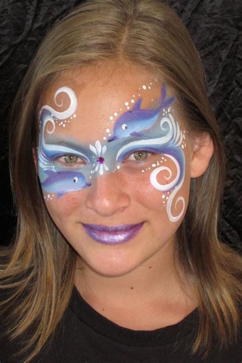 Water Fairy Face Painting Pinterest Face Painting Flowers Girl
