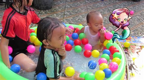 Kolam renang anak jenis ini biasanya disebut baby spa. SERU! Lifia Niala Mandi Bola Anak di kolam Mainan Anak ...