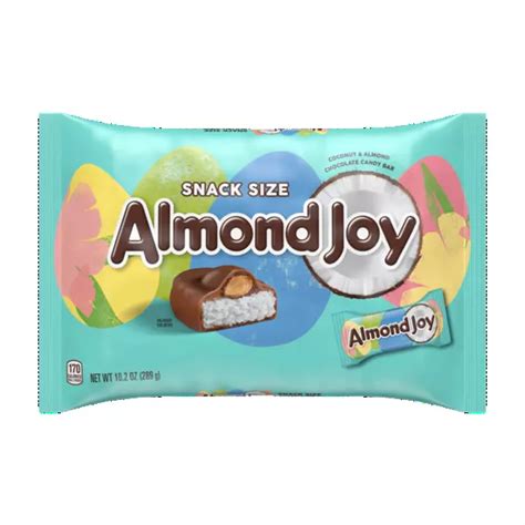 Almond Joy Coconut And Almond Chocolate Snack Size Eggs 102 Oz Bag