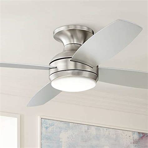 The dempsey low profile ceiling fan is a sleek, modern looking fan. 52" Casa Elite Modern Hugger Low Profile Ceiling Fan with ...