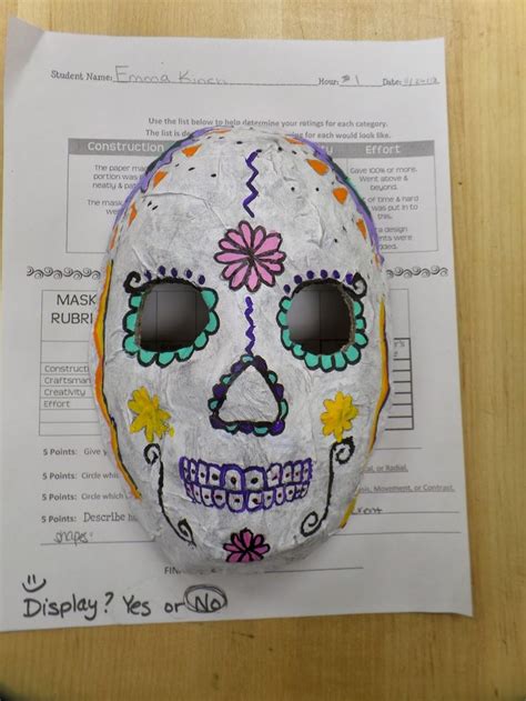 Here Is Just A Sample Of The Fun Sugar Skull Masks We Made The Kids
