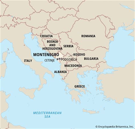 Montenegro History Population Capital Flag Language Map Facts