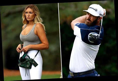 Paulina Gretzky Watches On With Dustin Johnson In Masters