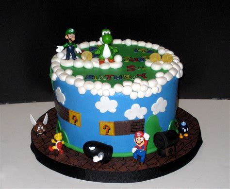 Best mario birthday cake from sab cakes mario birthday cake. Mario Cakes - Decoration Ideas | Little Birthday Cakes