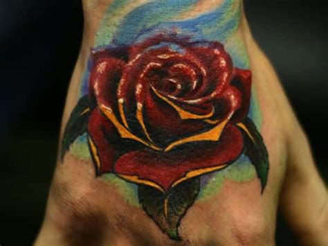 You can even pick colored, black and grey, or black and white artwork. Rose Tattoos for Men - Ideas and Inspiration for Guys