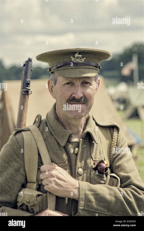 Royal Warwickshire Soldier Of The Great War Re Created With Lee