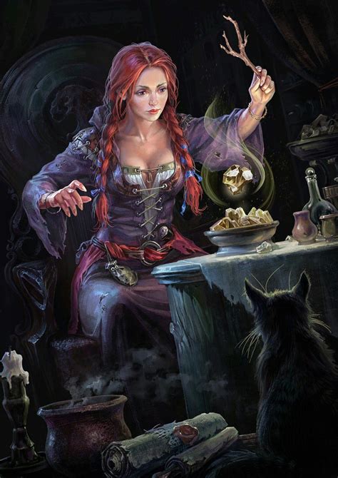 Pin By Anet On Brujas Y Hechiceros Fantasy Witch Character Portraits