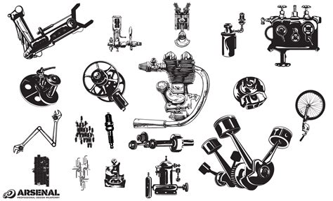 Machinery Vector Pack By Go Medias Arsenal